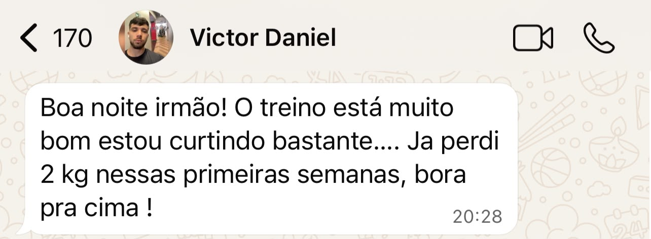 Depoimento de Victor D. pelo WhatsApp