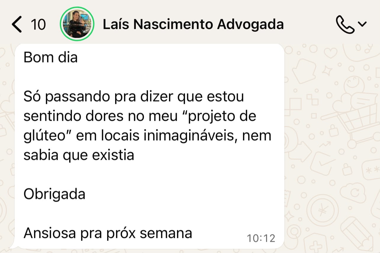 Depoimento de Laís N. pelo WhatsApp